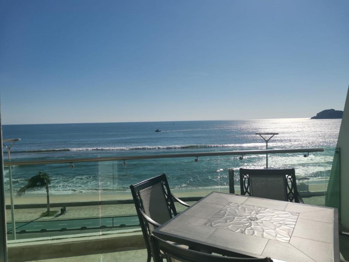 Hermoso Y Moderno Departamento Frente Al Malecon Con Preciosa Vista Al Mar 마사틀란 외부 사진