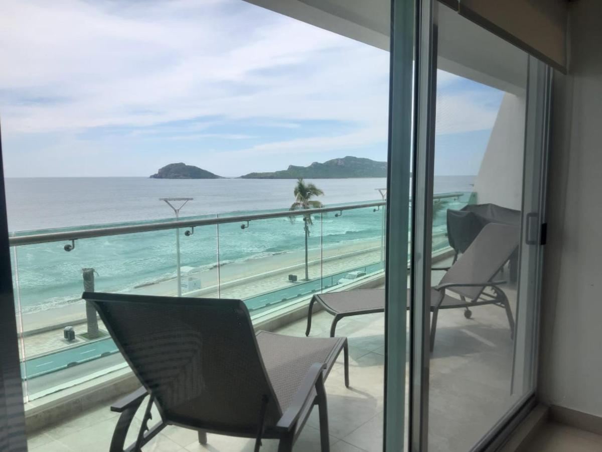 Hermoso Y Moderno Departamento Frente Al Malecon Con Preciosa Vista Al Mar 마사틀란 외부 사진